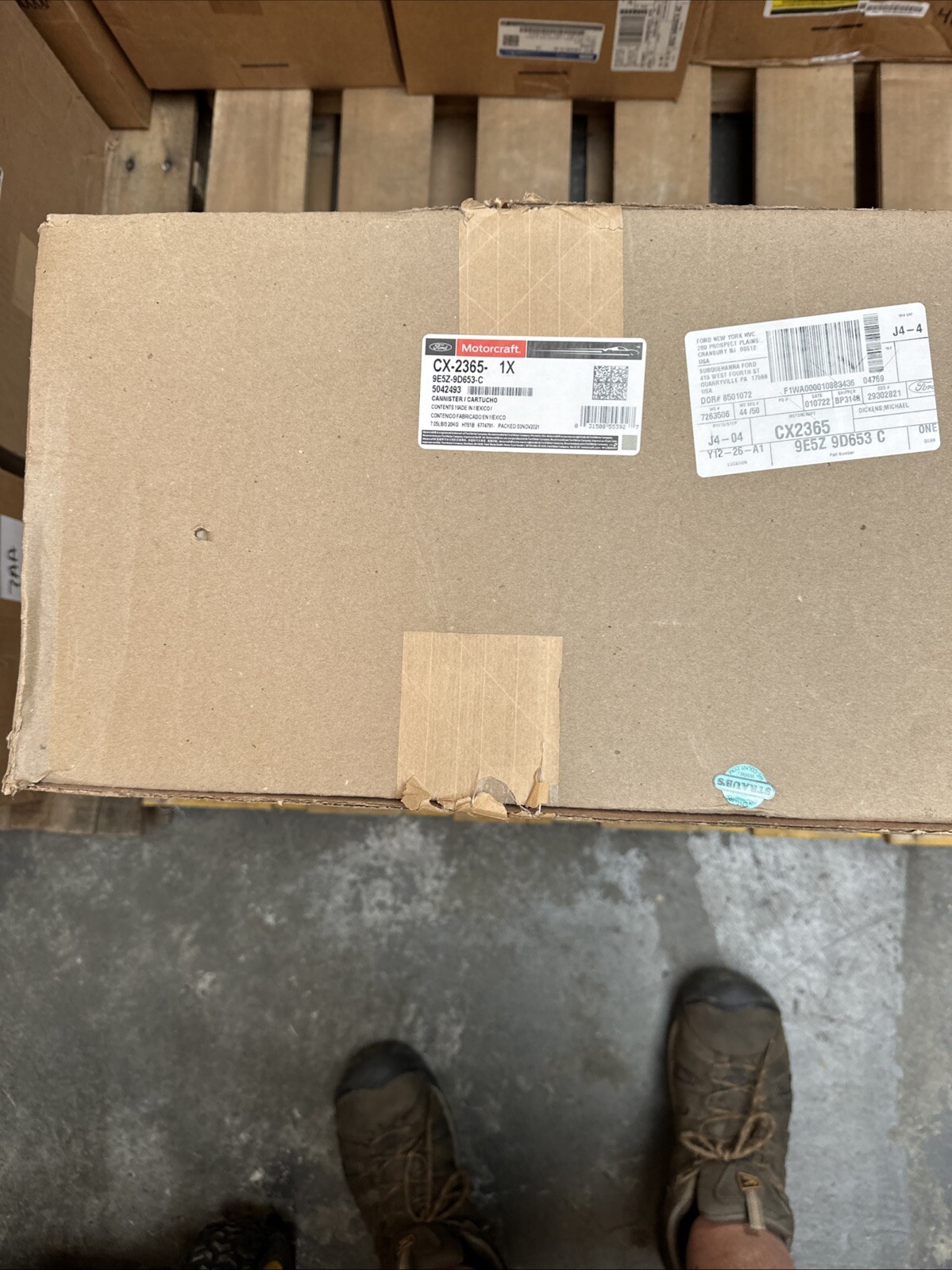 Vapor Canister-Fuel Motorcraft CX-2365