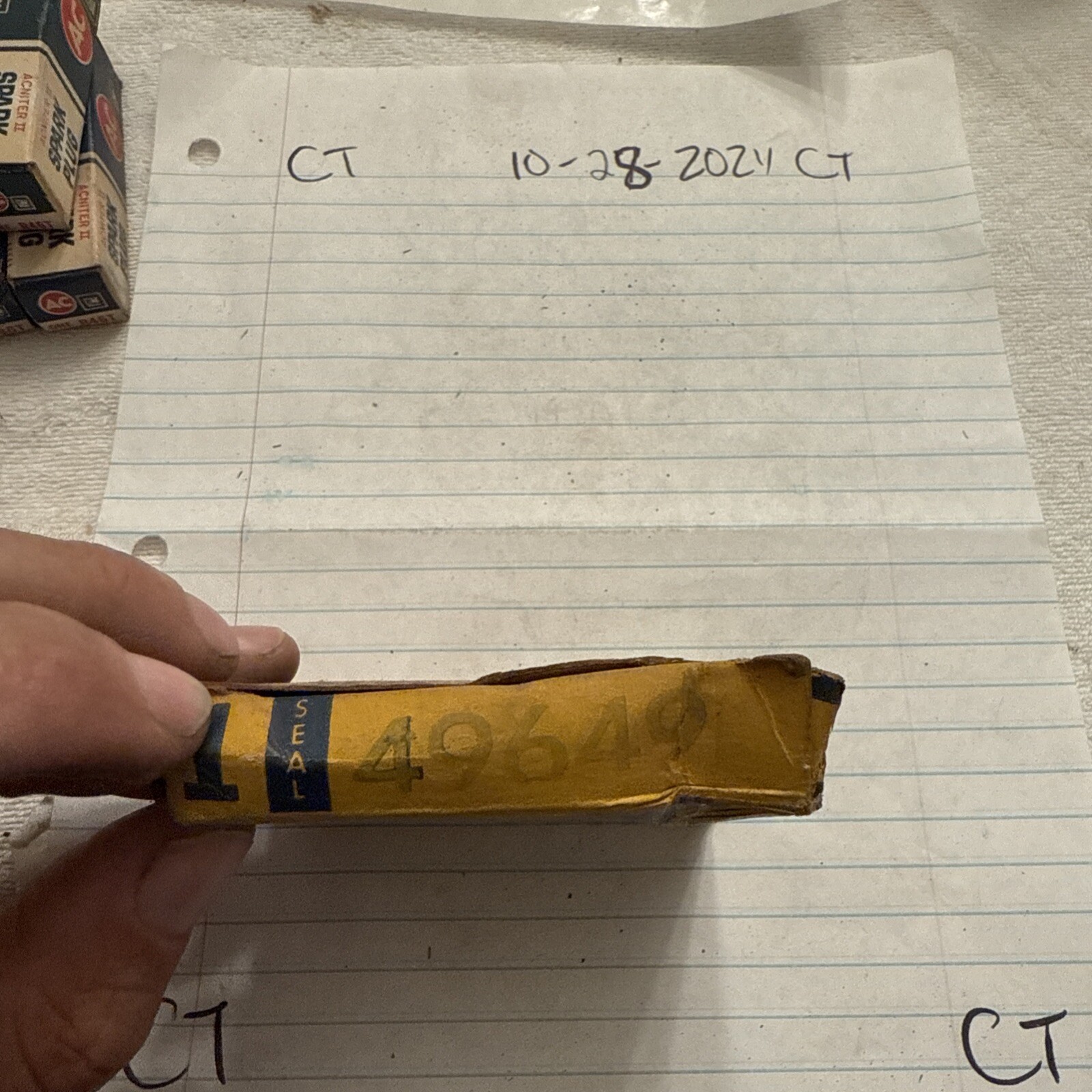 Victor Oil Seal 49649 New OLD Stock New OLD Auto Parts S13B18/17 - Image 3