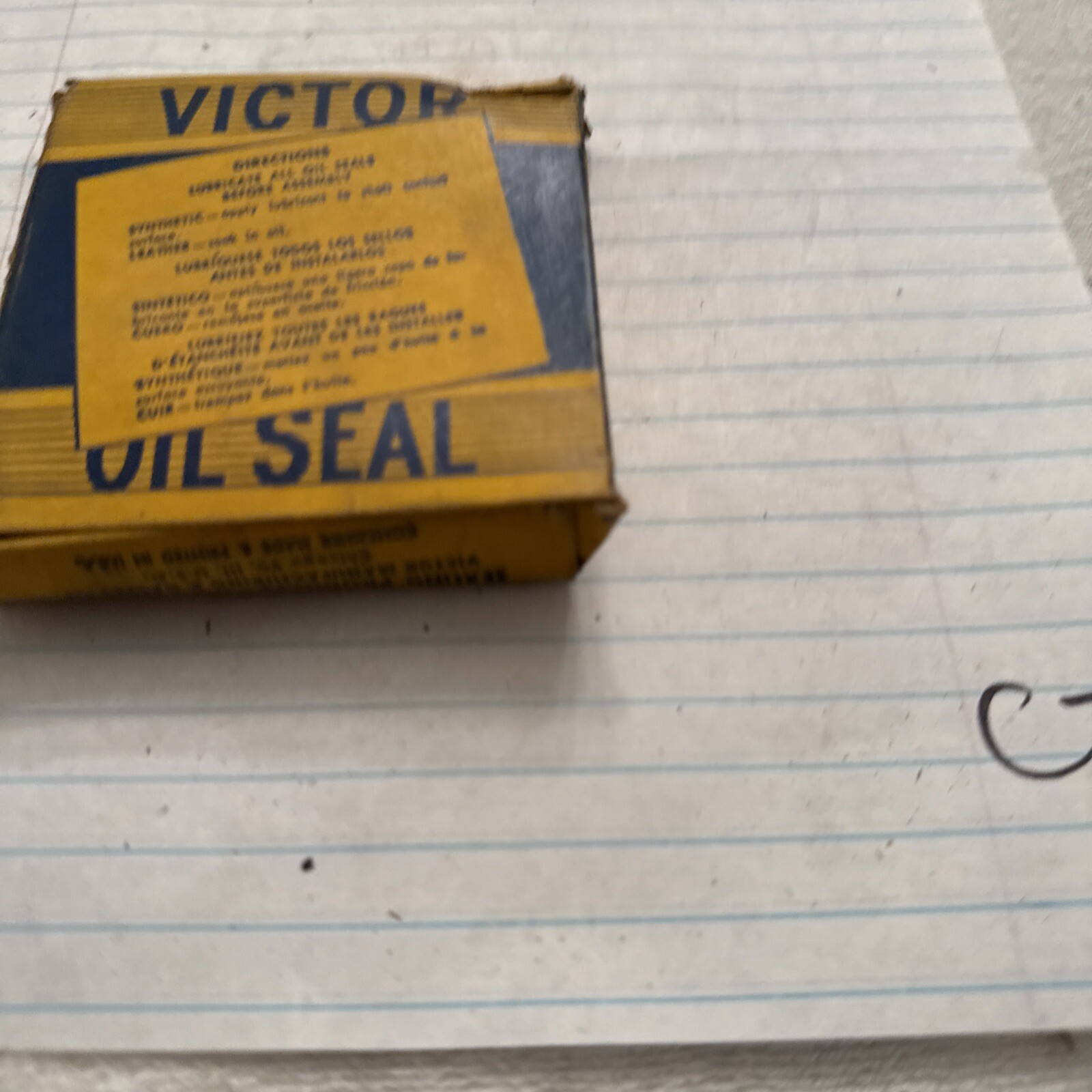 Victor Oil Seal 49649 New OLD Stock New OLD Auto Parts S13B18/17 - Image 4
