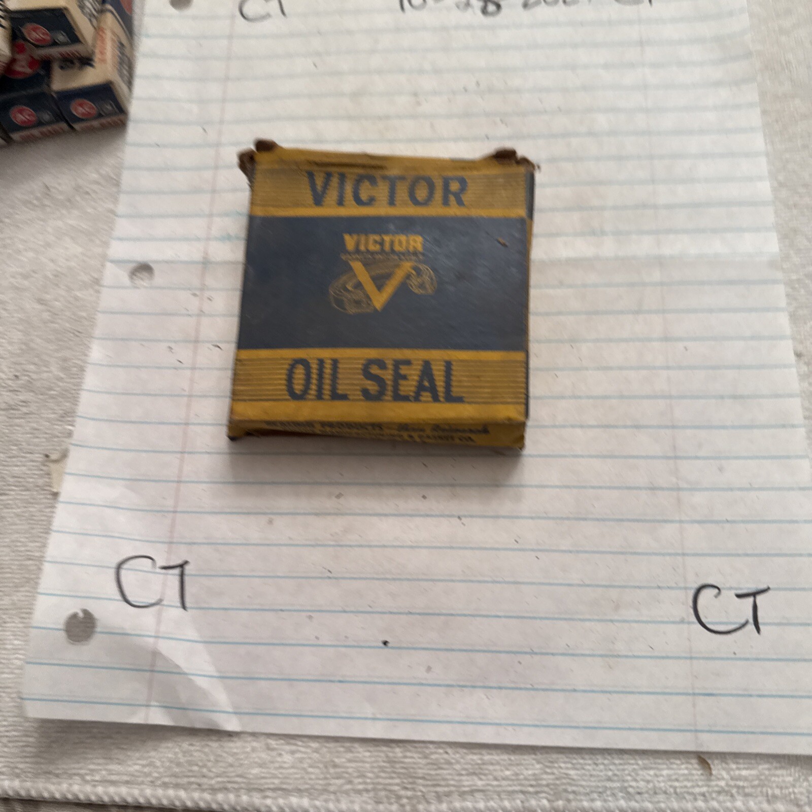 Victor Oil Seal 49649 New OLD Stock New OLD Auto Parts S13B18/17