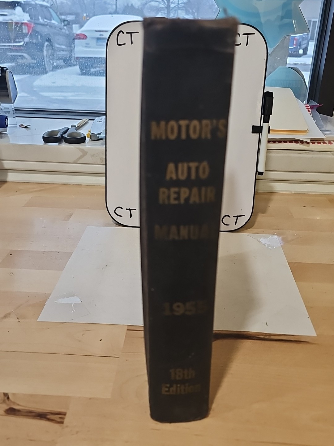 Vintage 1955 MOTOR’S Auto Repair Manual 18th Edition Mechanics Book 1st Printing - Image 3