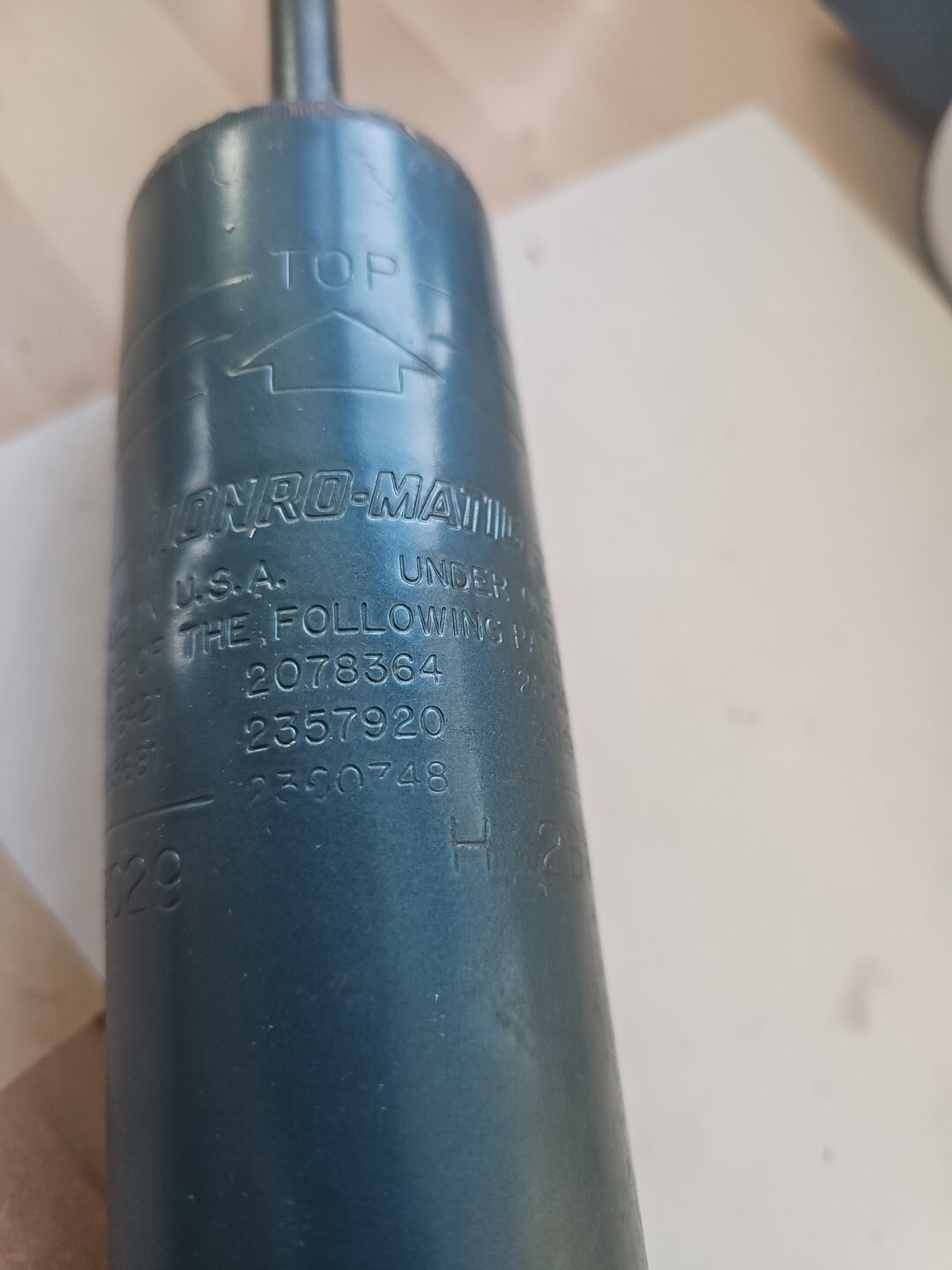 Vintage Monro-Matic Shock Absorber No. 2029 New (Box In Rough Shape No Bushings) - Image 3