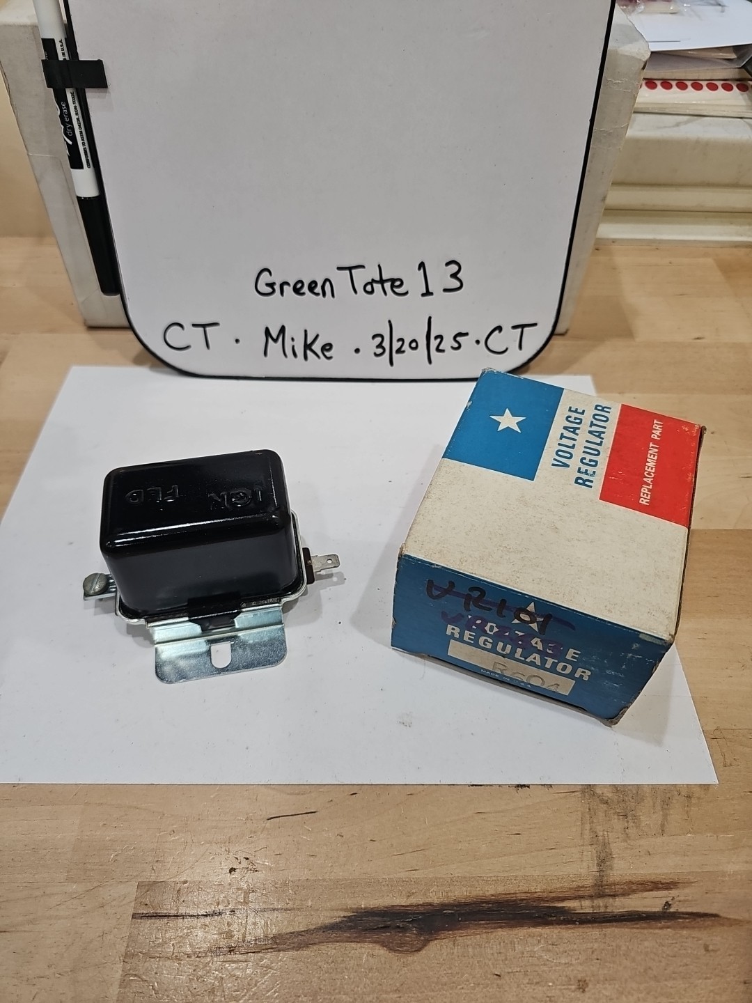 Vintage NOS GP VR263 Voltage Regulator 12 Volts 1960 Valant, Imperial - Image 3