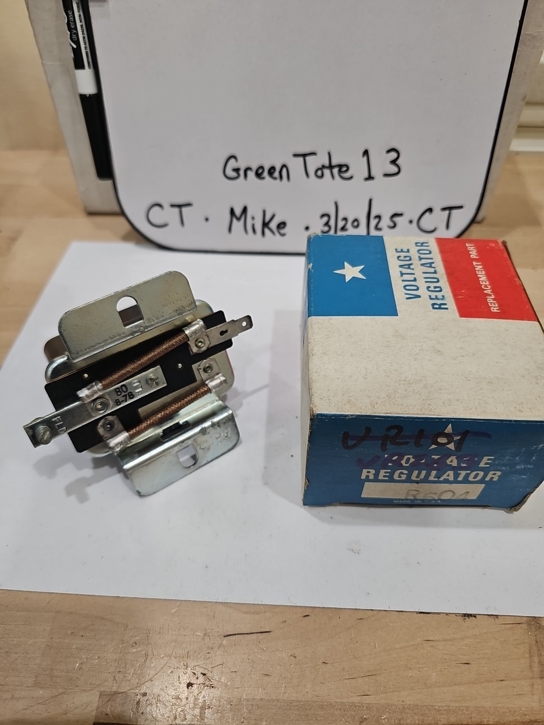 Vintage NOS GP VR263 Voltage Regulator 12 Volts 1960 Valant, Imperial - Image 4