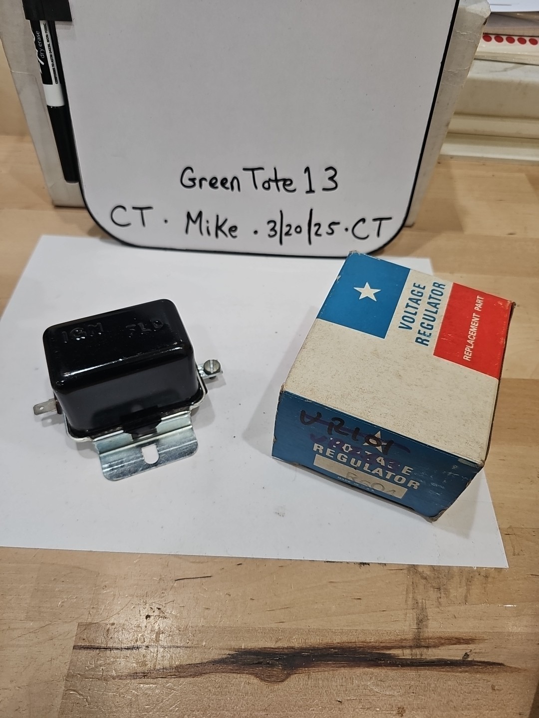 Vintage NOS GP VR263 Voltage Regulator 12 Volts 1960 Valant, Imperial