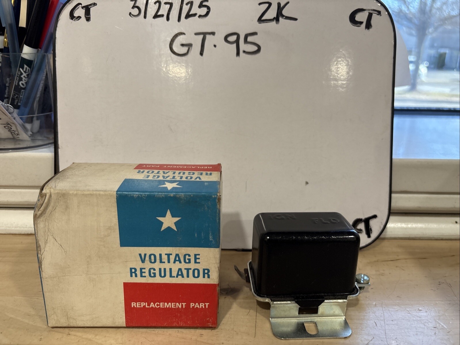 Vintage NOS GP VR263 Voltage Regulator 12 Volts 1960 Valant, Imperial