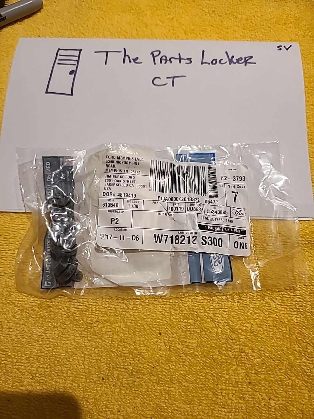 W718212S300 - BUMPER - Ford - Image 3