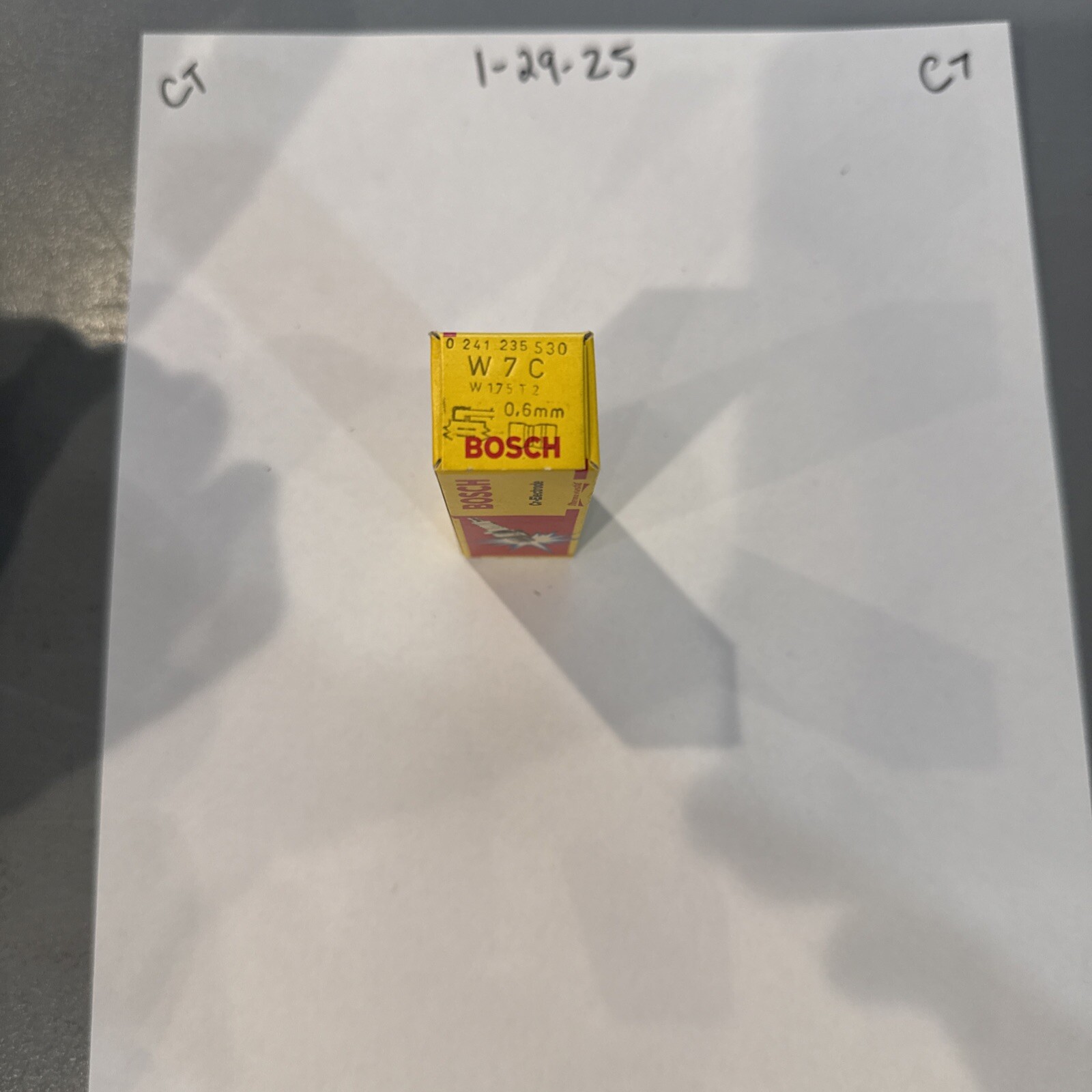 W7C Bosch Automotive .7mm Spark Plug Made In Germany W7C