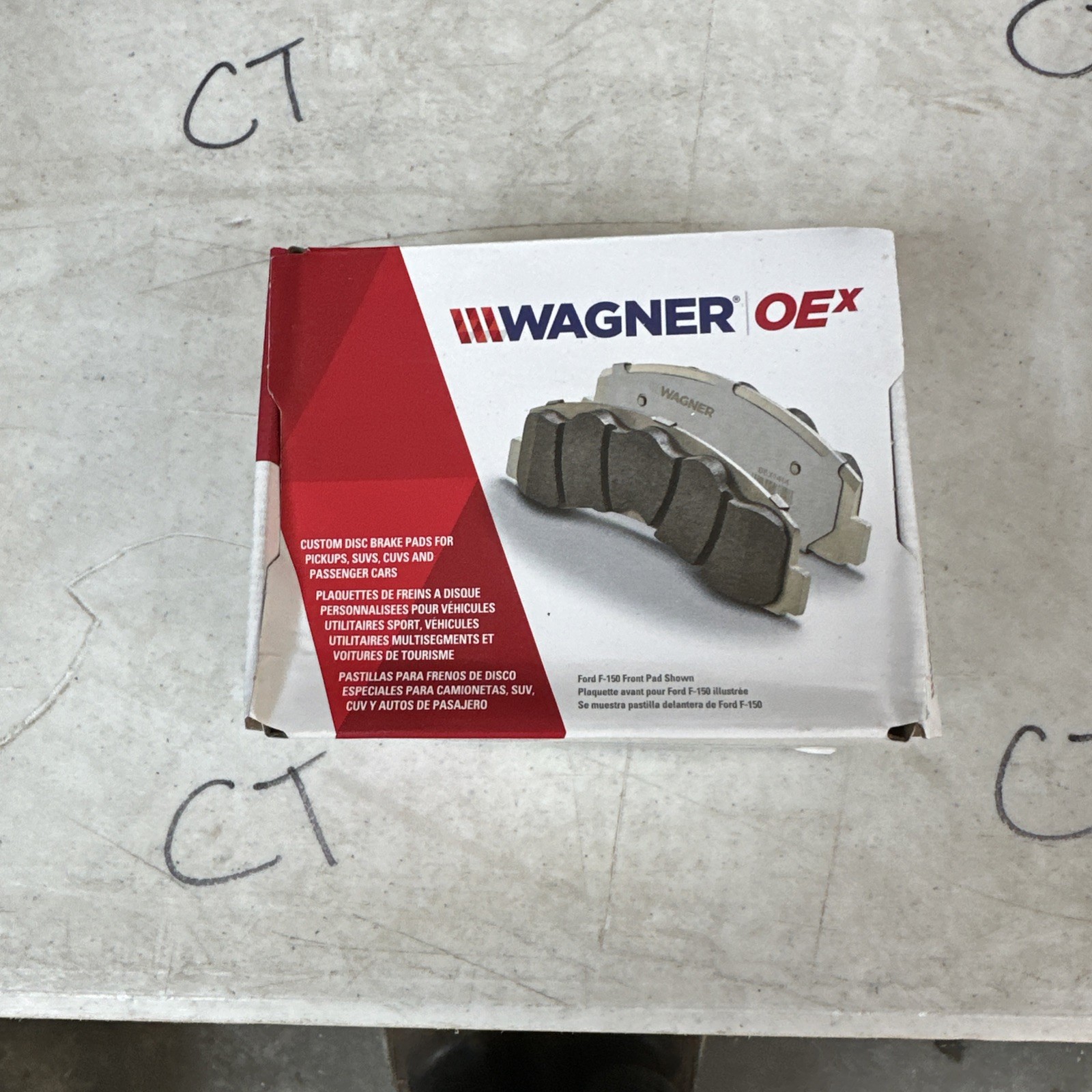 Wagner Brake OEX1848 Disc Brake Pad Set For 16-22 Hyundai Kia Sportage Tucson