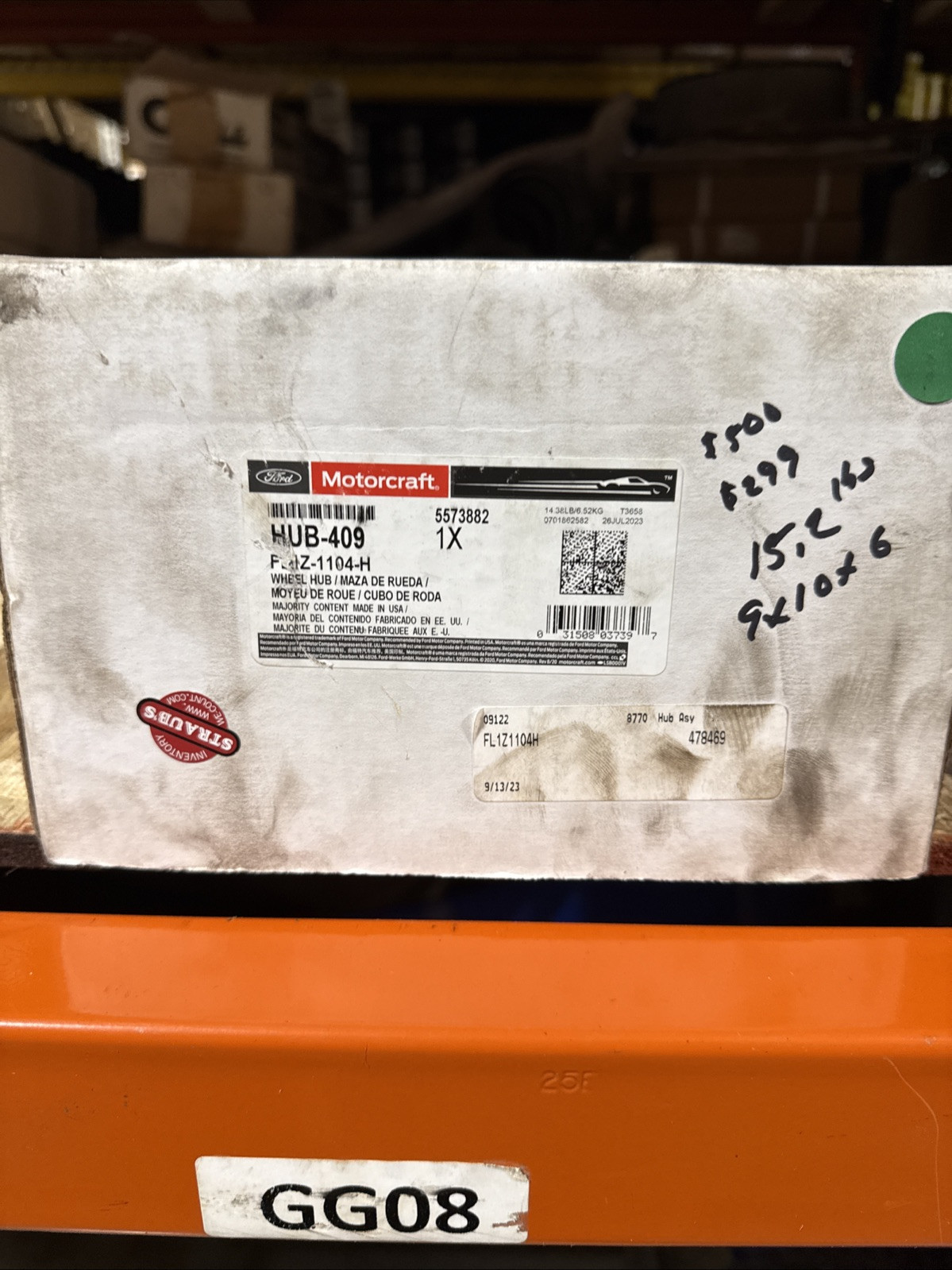 Wheel Hub Motorcraft HUB-409 - Image 3