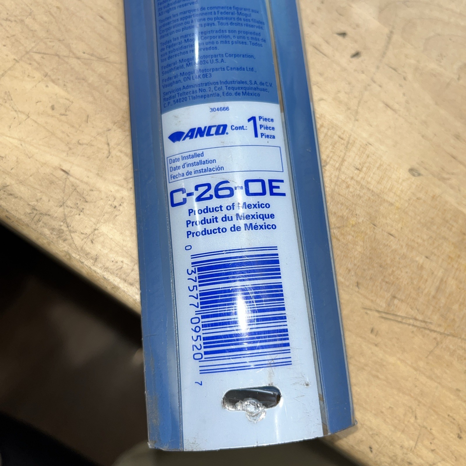 Windshield Wiper Blade-Sedan Anco C-26-OE - Image 4