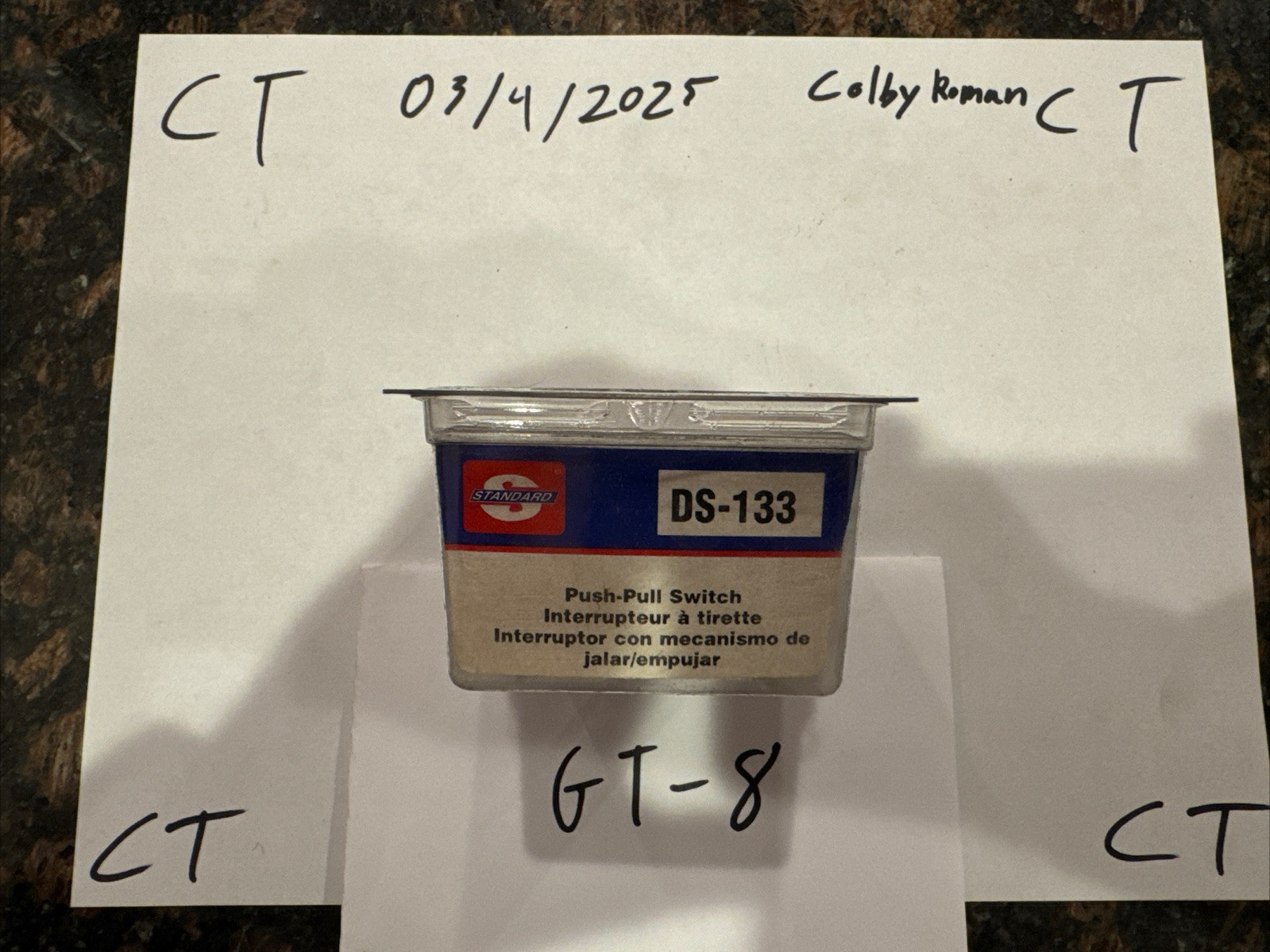 Windshield Wiper Switch Standard DS-133 - Image 3