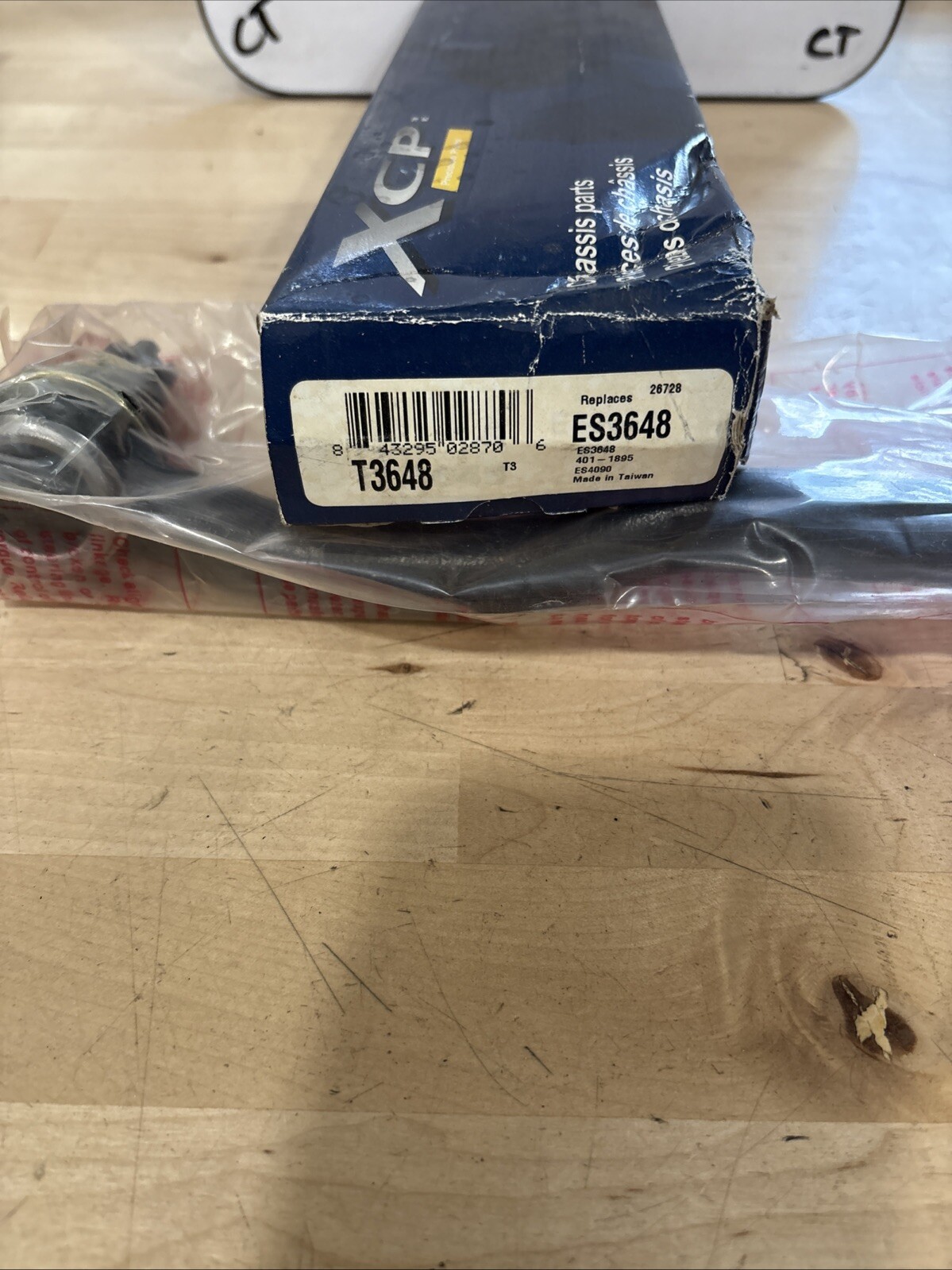 XCP/MOOG T3648 ES3648/00 Steering Tie Rod End - Image 3