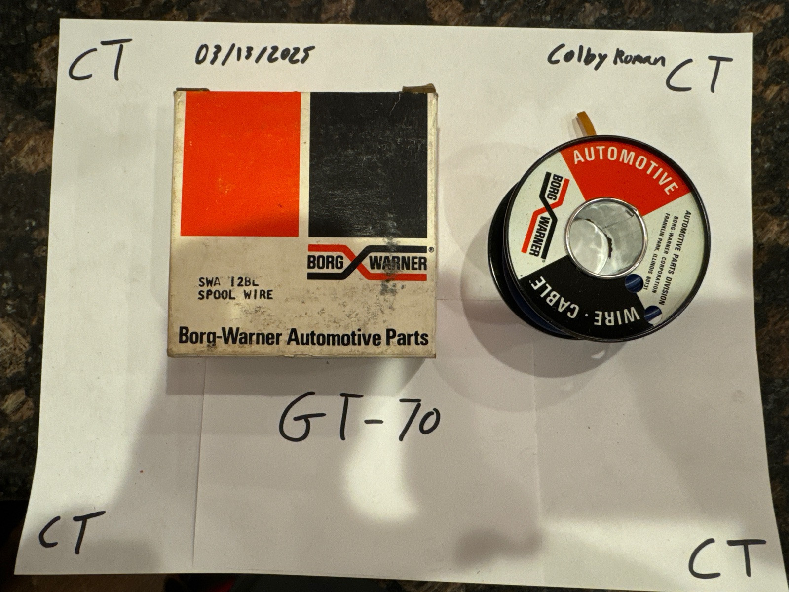 borg warner wire cable SWA 128L