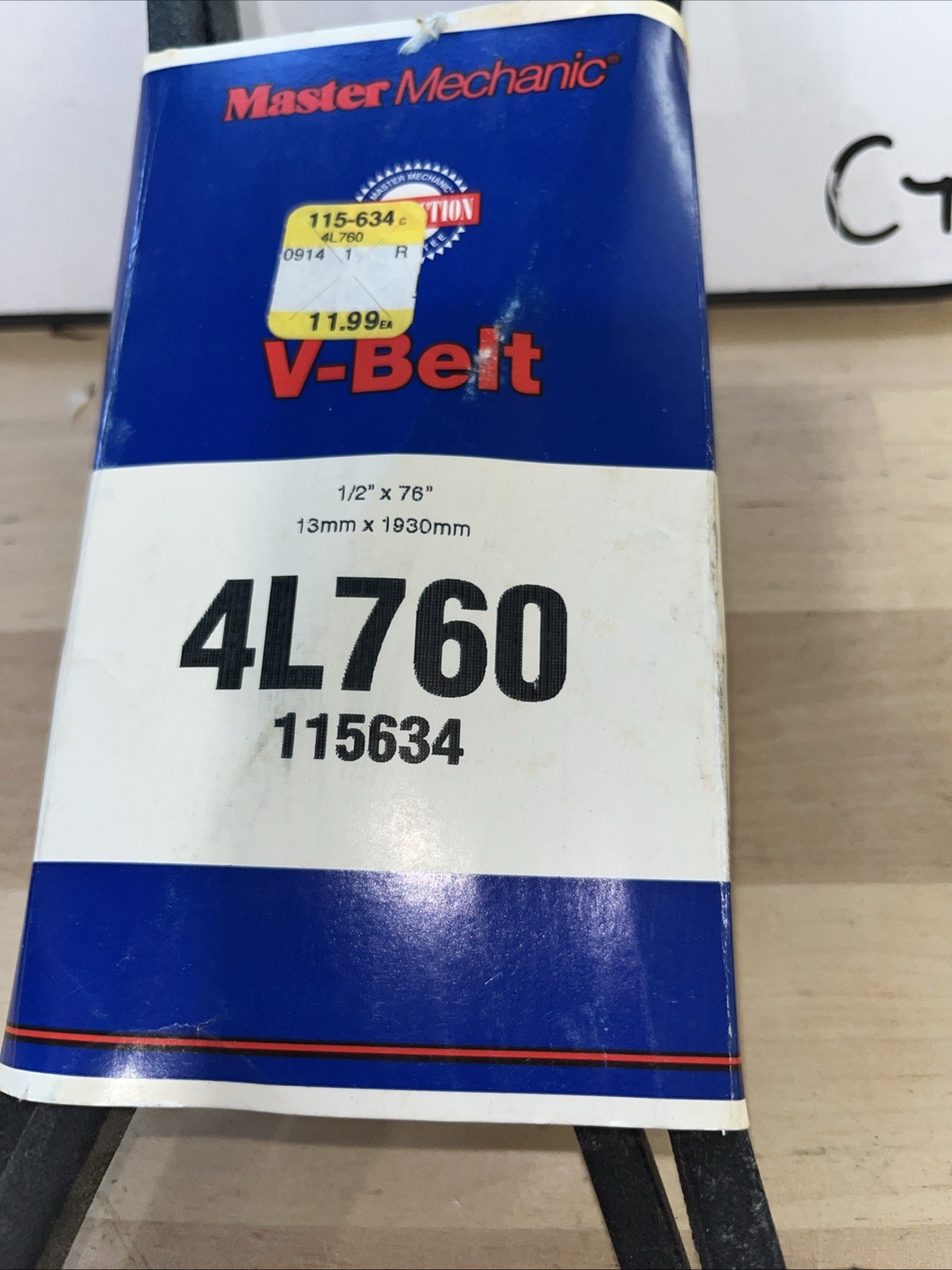 master mechanic V Belt 4L760 - Image 3