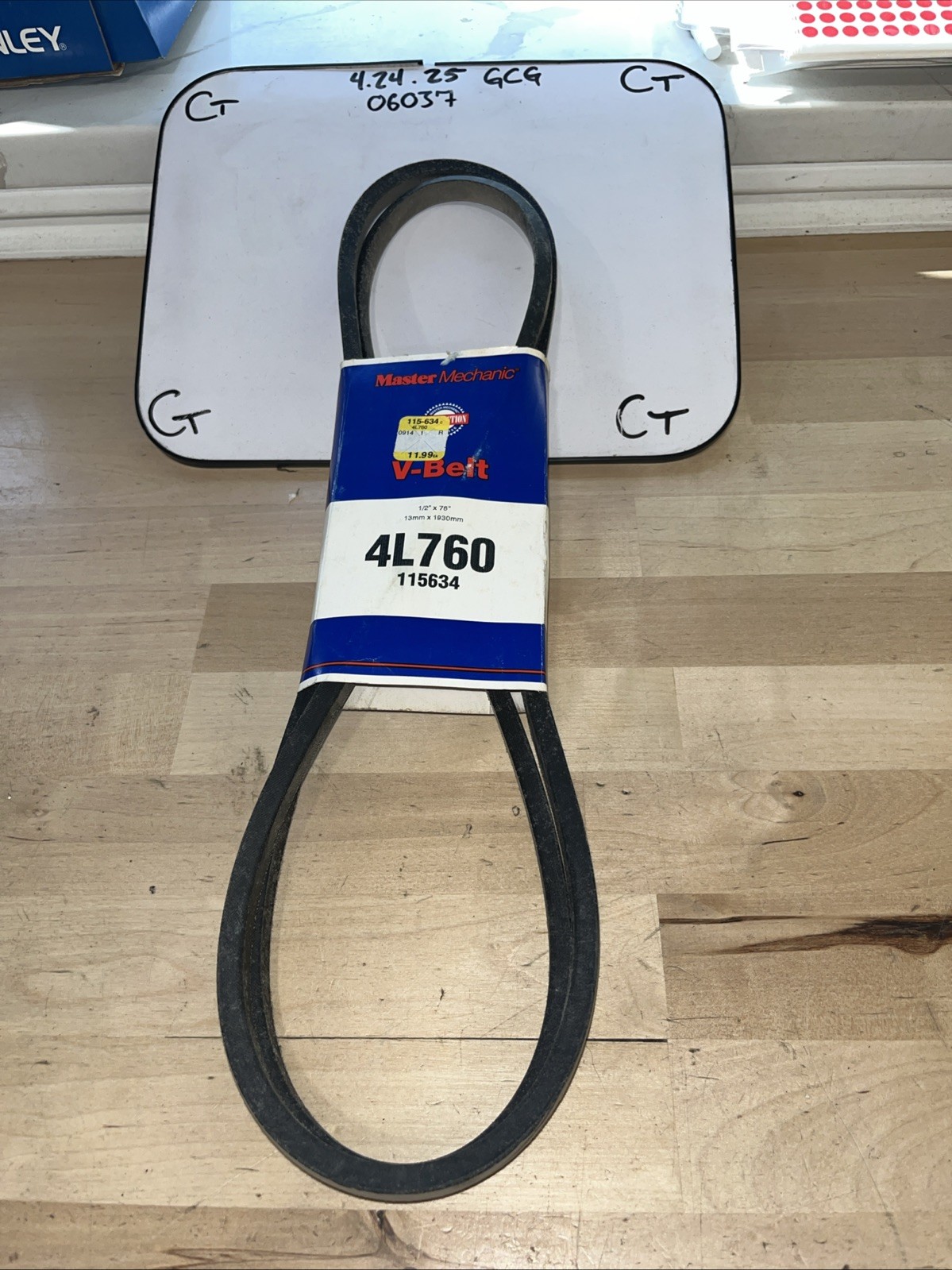 master mechanic V Belt 4L760