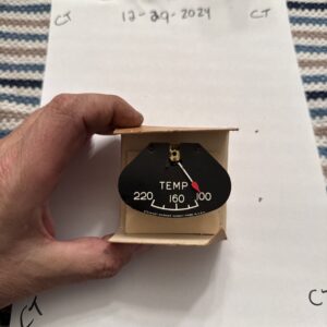stewart Warner temperature gauge 442411 6 Volt Nos