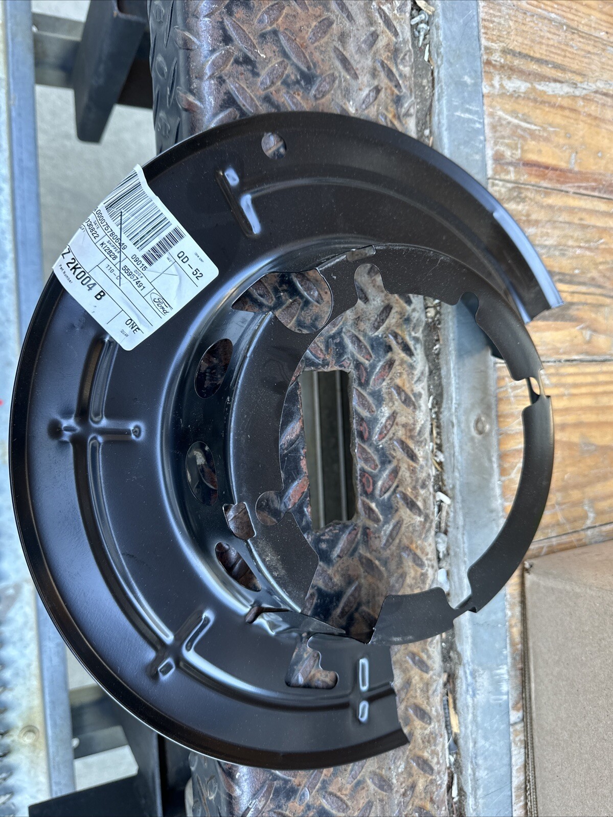 05-12 Super Duty F-250 F-350 OEM Ford Front Brake Splash Shield Backing Plate RH