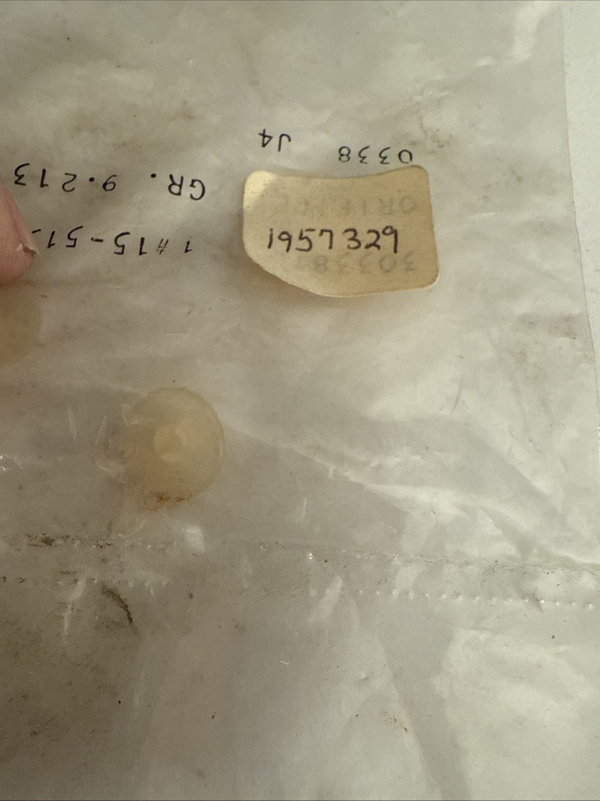 (1) 1962-74 CORVETTE TACH DRIVE DISTRIBUTOR GEAR BUTTON OEM NOS 1957329 - Image 3