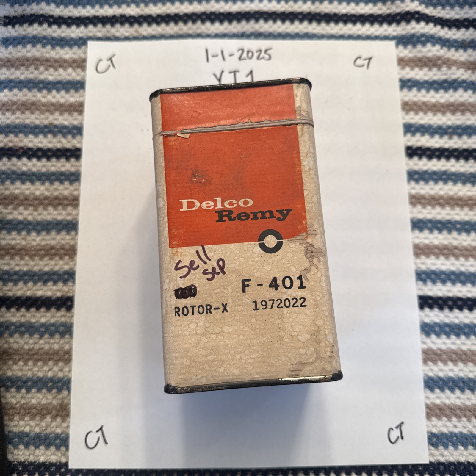 (1) Delco Remy Distributor Rotor F-401 1972022 Sold Individually