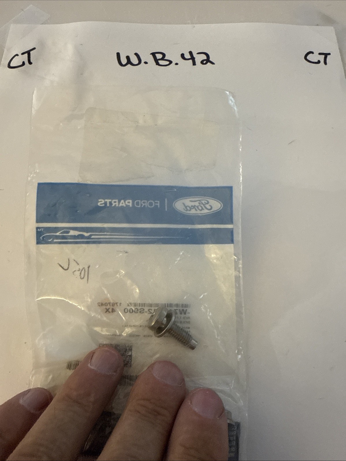 (1) Genuine Ford Center Track Bolt -W716042-S900 Sold Individually - Image 3