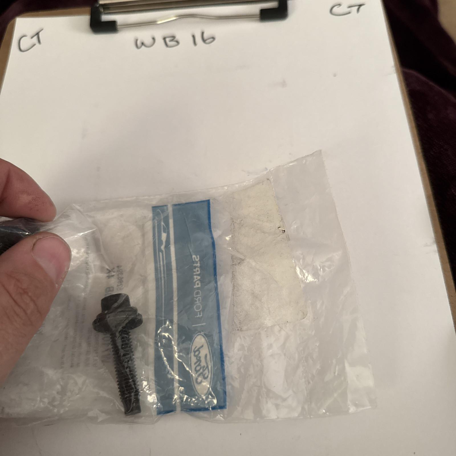 (1) Genuine Ford Sliding Door Roller Bracket Bolt W710809-S450B Sold Individual - Image 3