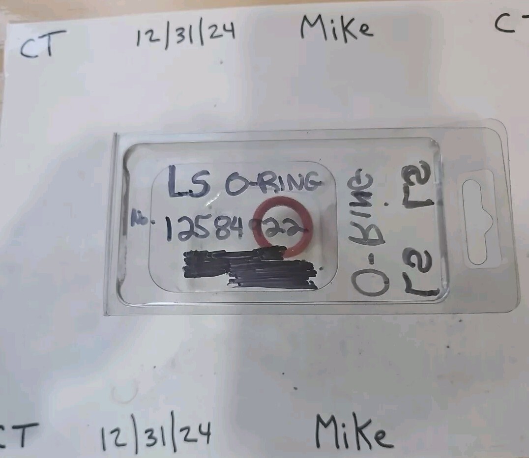 (1) NEW GM LSA LS3 L99 OIL PICK UP TUBE O-RING REF# 12584922 - Image 3