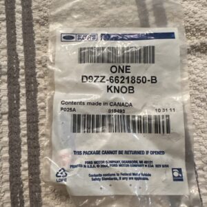 (1) NEW Genuine Ford Door Lock Pull Knob Control Post Pin Black D9ZZ6621850B
