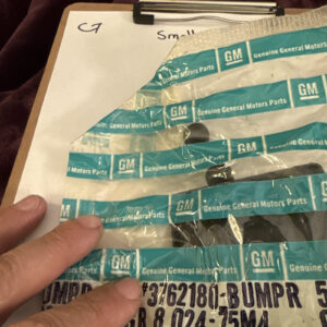 (1) NOS 1968 Camaro Hideaway Headlight Rubber Bumper 3762180 Sold Individually