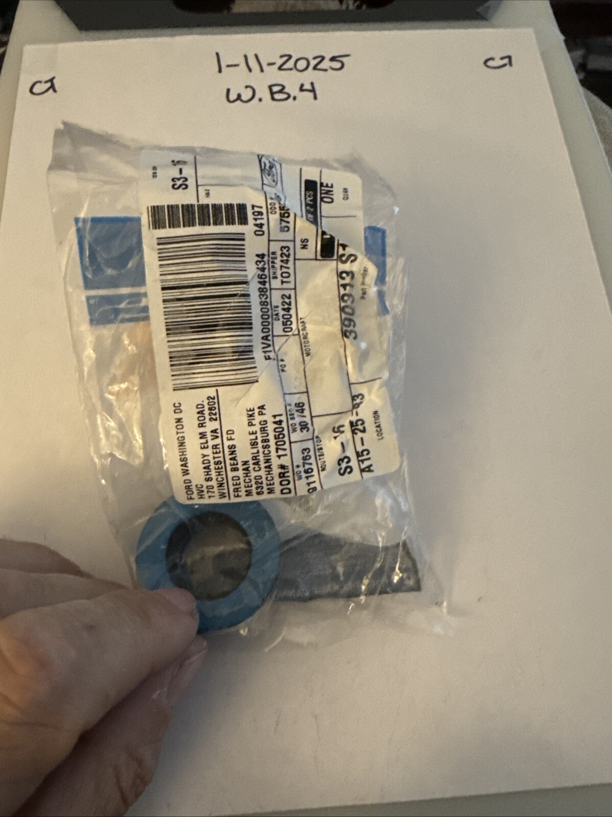 (1) New OEM Ford 390313-S100 Locknut NOS - Image 4