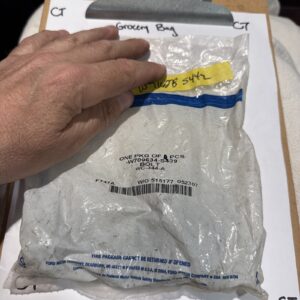 (1) OEM FORD 2004/11 FOCUS "BOLT" HEX HD W/FLG M12X1.75 X 76MM, W709634-S439