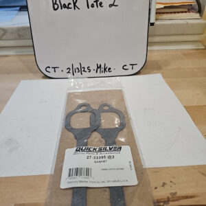 1 Pkg Of 2 Genuine Mercury MerCruiser Exhaust Manifold Gaskets 27-33395 NEW OEM