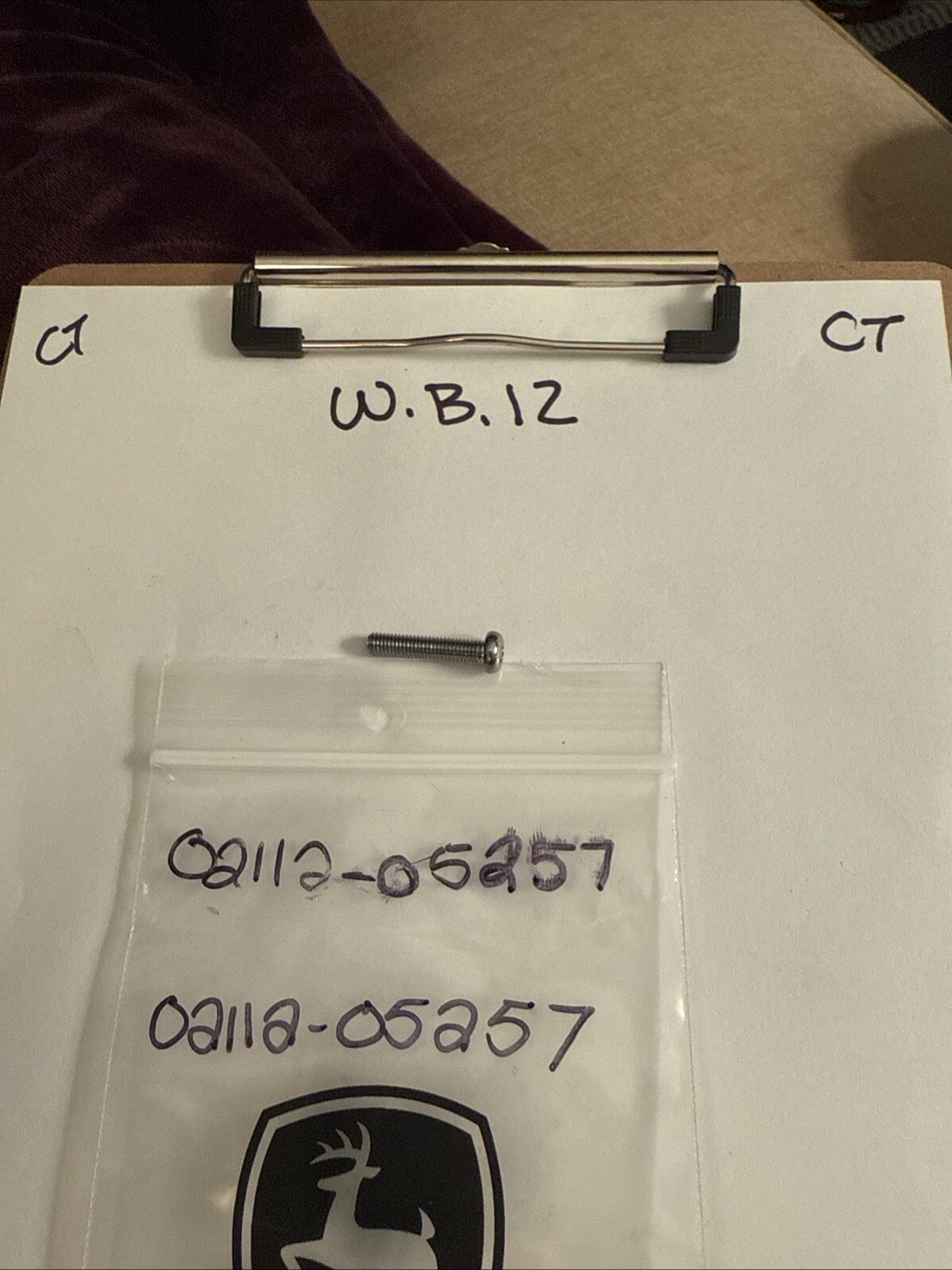 (1) Suzuki SCREW 5X25 02112-05257 OEM NEW Sold Individually 1 Screw Only