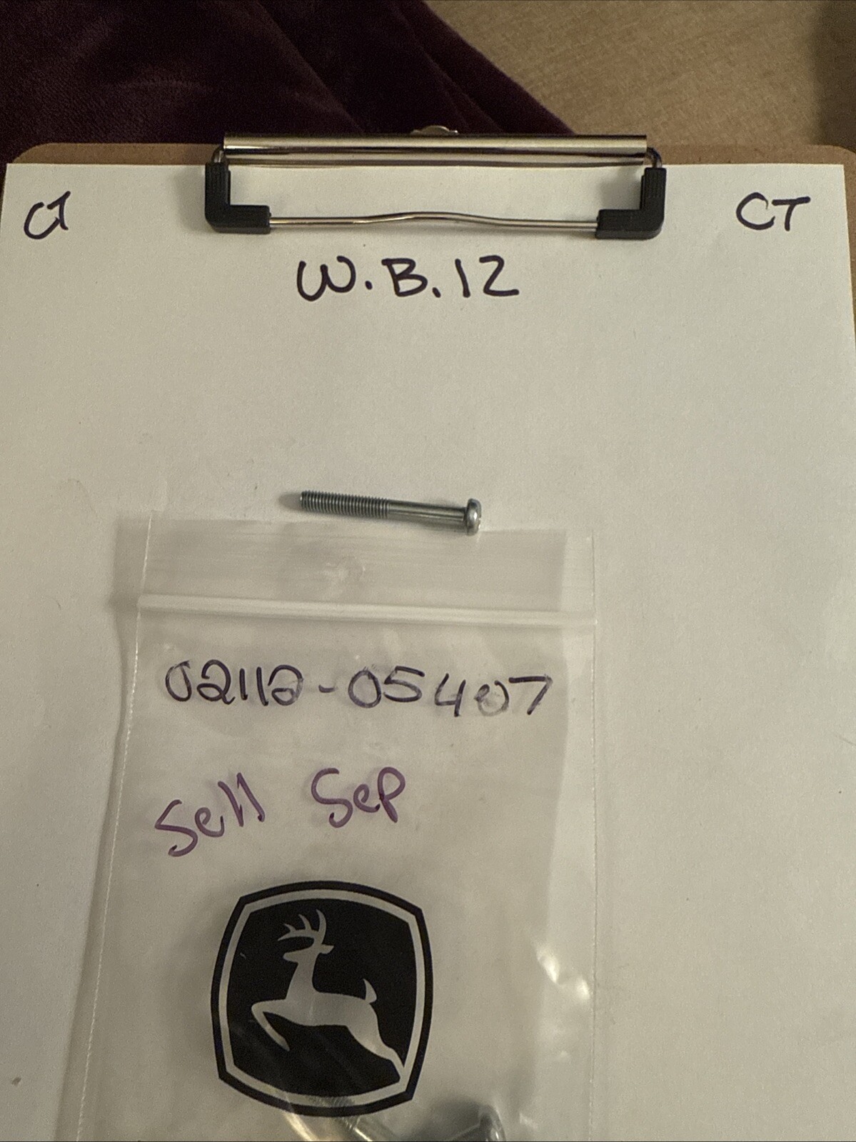 (1) Suzuki Screw, 02112-05407 Sold Individually