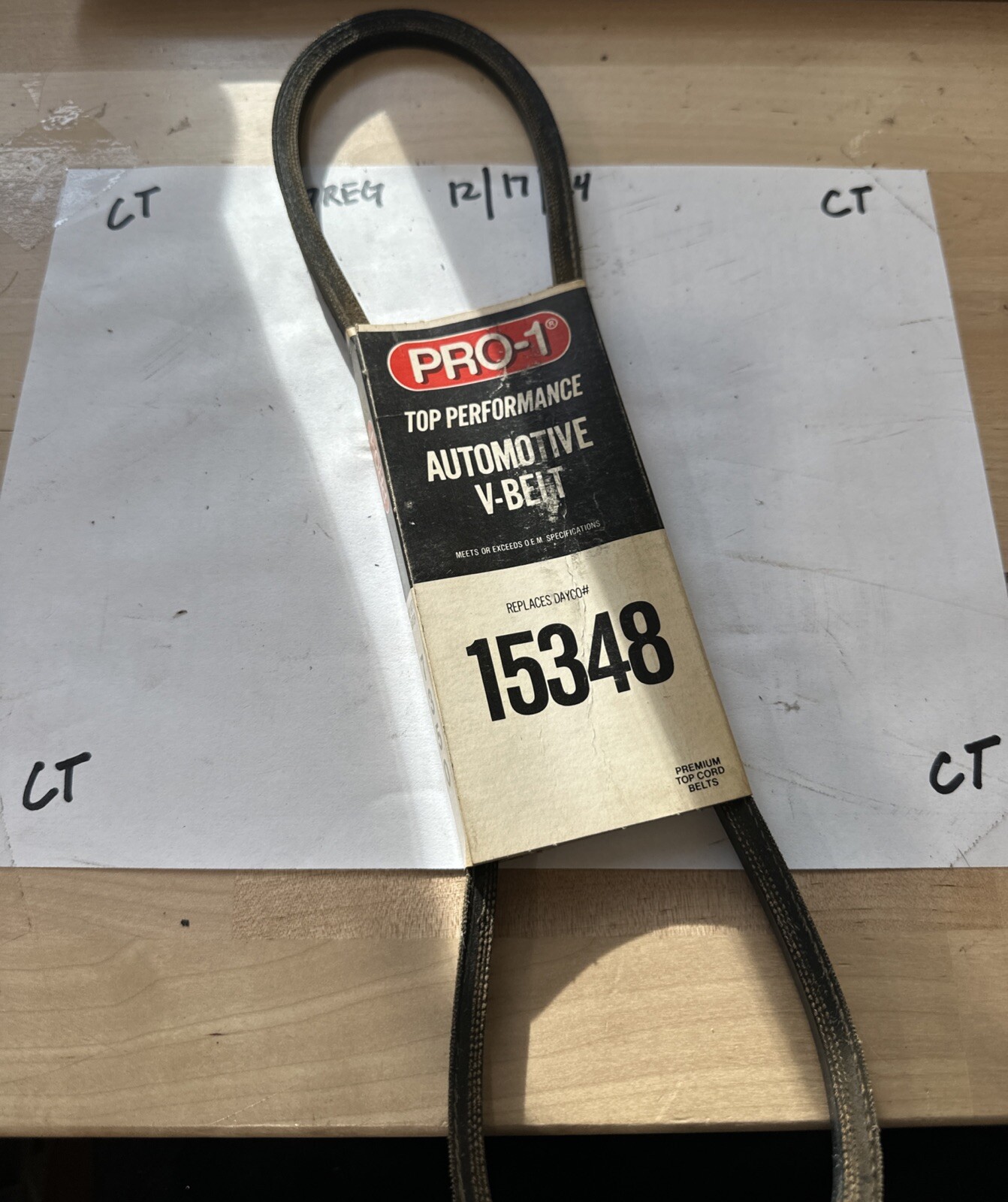 15348 PRO-1 Top Performance Automotive V-Belt