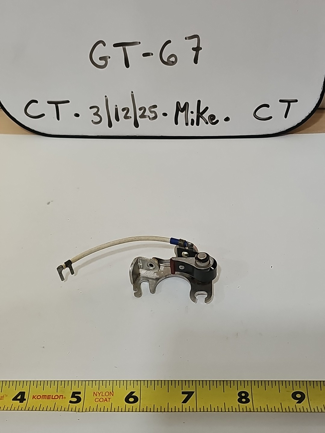 171-0250 Ignition Contact Breaker points Set Fits Toyota 2.2L 2189CC inline 4cyl