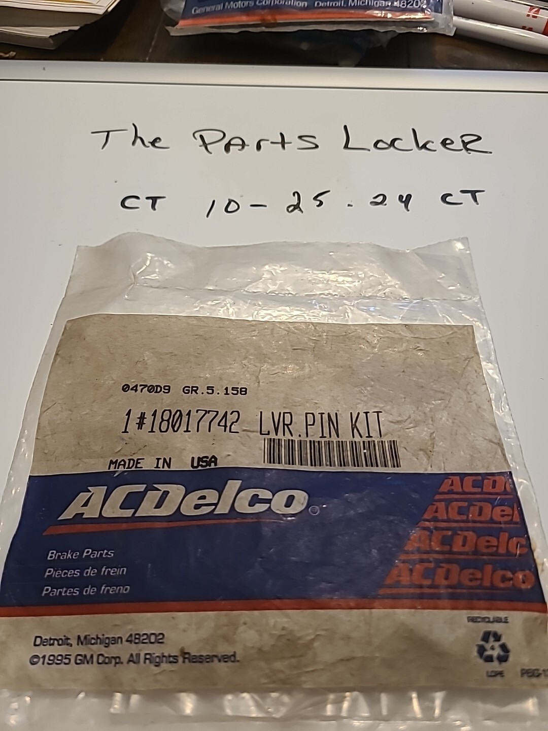 18017742 - PIN KIT,P - General Motors