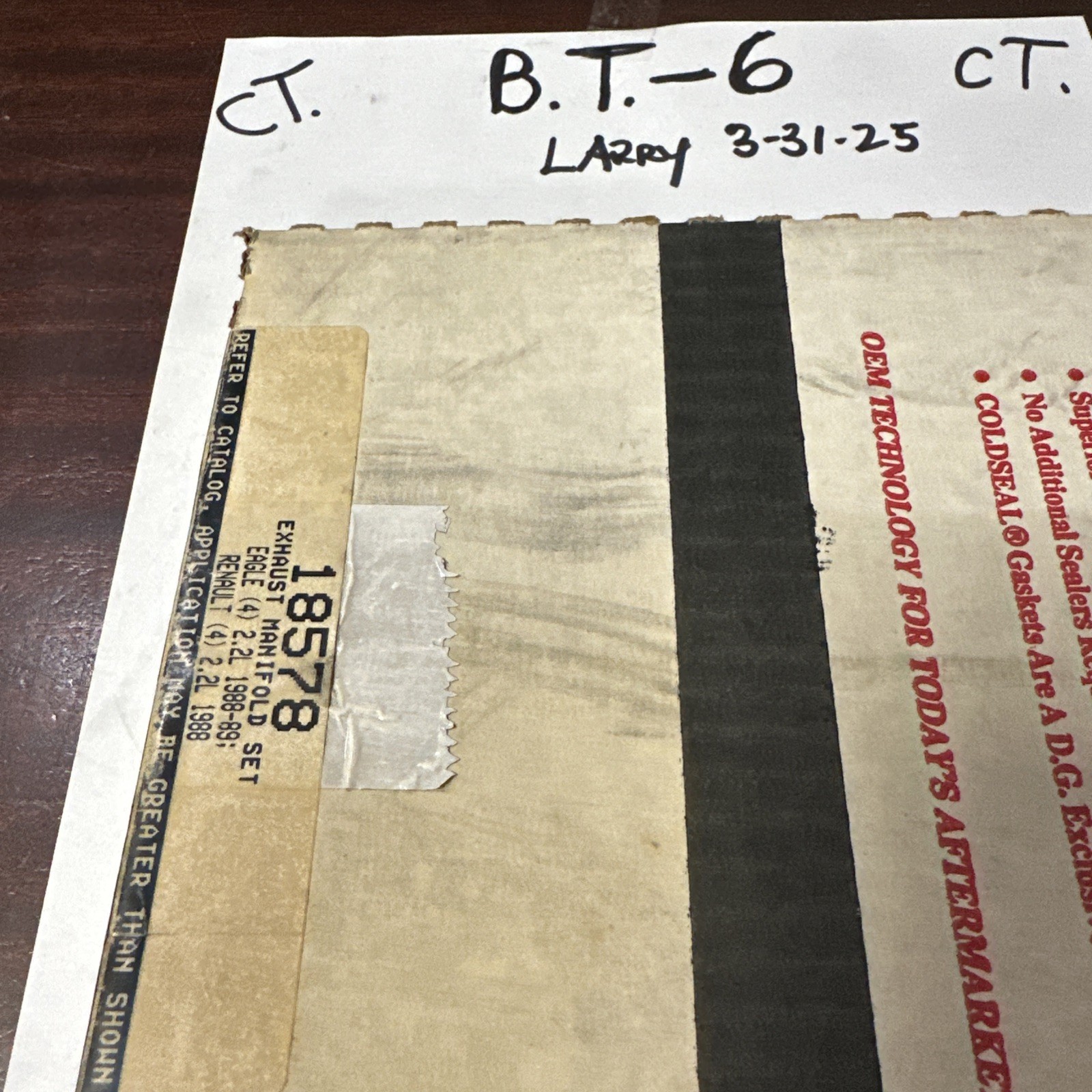 18578 Detroit Gasket Automotive Engine Exhaust Manifold Gasket Set