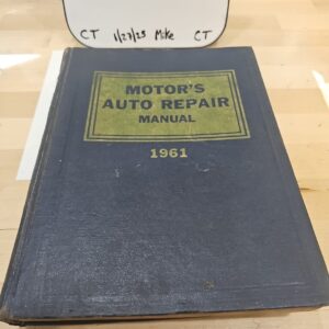 1961 Motors Auto Repair Manual 24th Edition