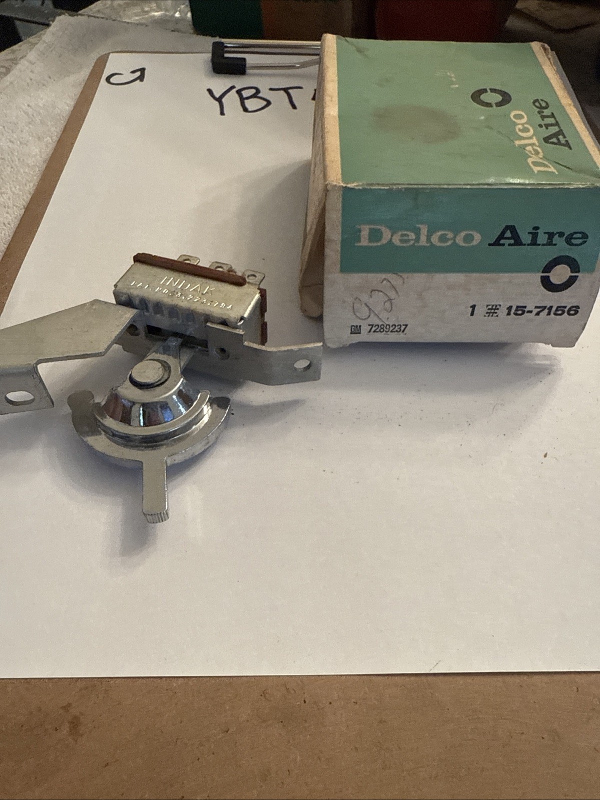 1965 Buick LeSabre Wildcat NOS Heater A/C Blower Control Switch GM # 7289237 OEM - Image 3