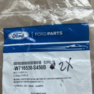2-pack Genuine Ford OEM Steering Column Hex Nuts Hood Hinge Nuts W716538-S450B