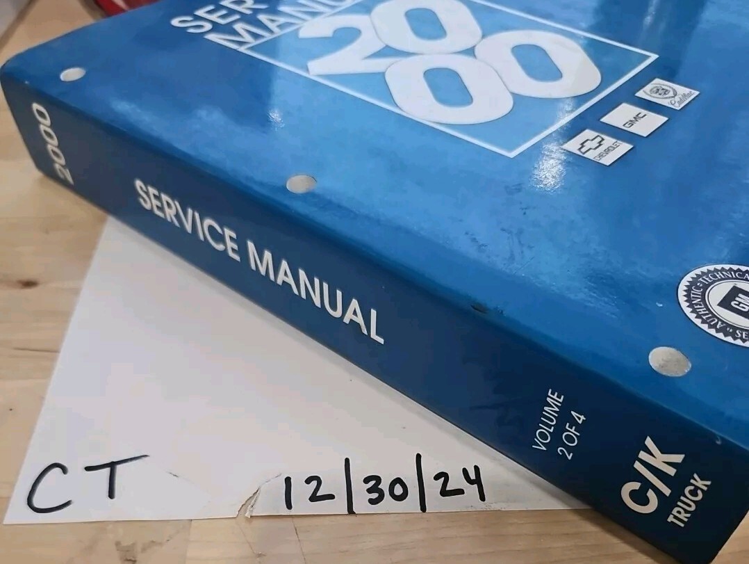 2000 C/K Truck Service Manual Chevy GMC Cadillac Volume 2 Of 4 - Image 3