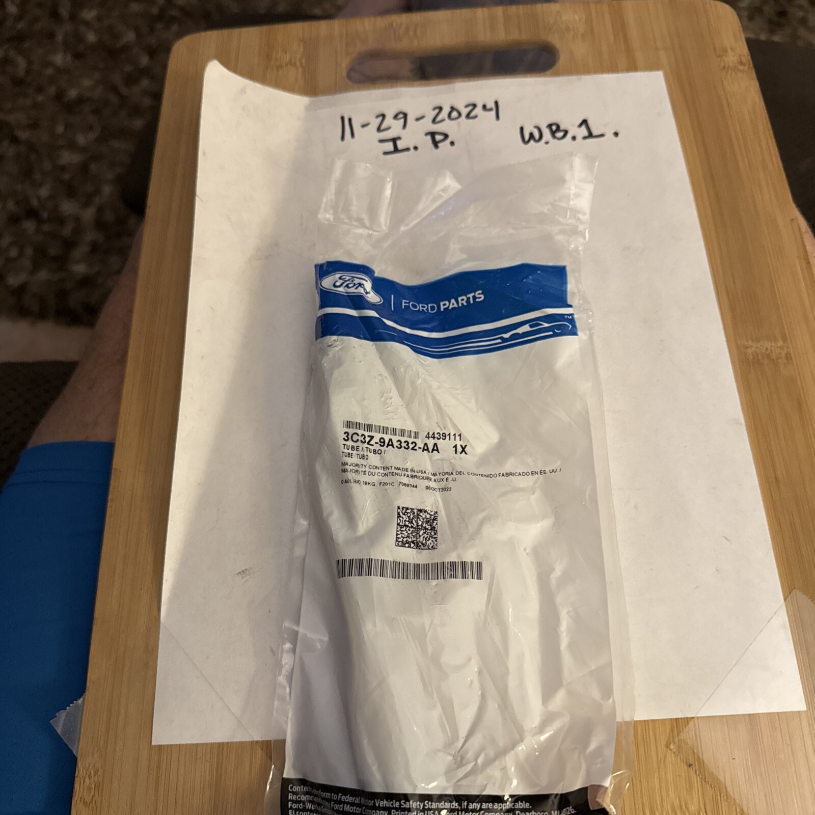 2003 6.0L OEM Ford Powerstroke Diesel Oil Stand Pipe 3C3Z-9A332-AA