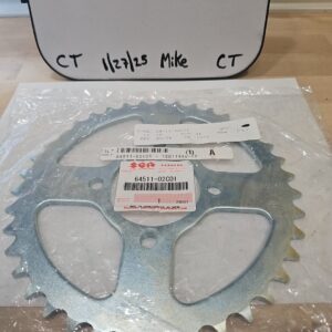 2003 SUZUKI LT160 LT 160 REAR DRIVE SPROCKET 64511-02C01