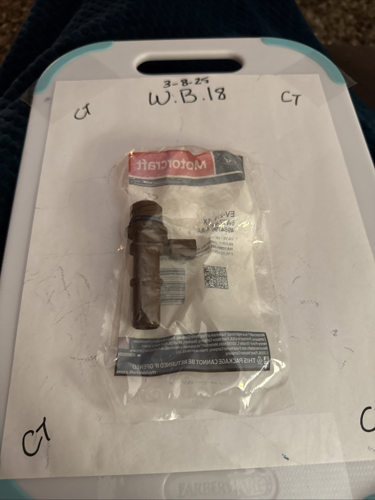 2004 F-350 SD 6.8L PCV Valve Motorcraft EV-279 OEM New Unopened - Image 3