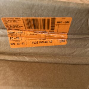 2015-2018 Ford F150 Tan Vinyl Driver Rear Door Trim Panel FL3Z-1627407-LB OEM.