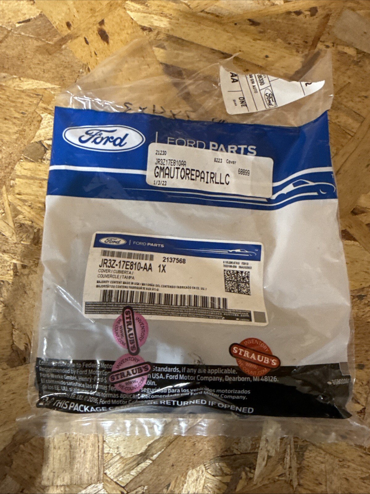 2018 - 2023 FORD MUSTANG FRONT RIGHT BUMPER COVER GRILLE JR3Z-17E810-AA NEW OEM