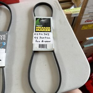 365K4 Mileage Maker Import Black Serpentine Belt - new