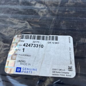 42473310 Genuine GM 1st & 2nd Row All-Weather Floor Mats  2016-2022 Spark