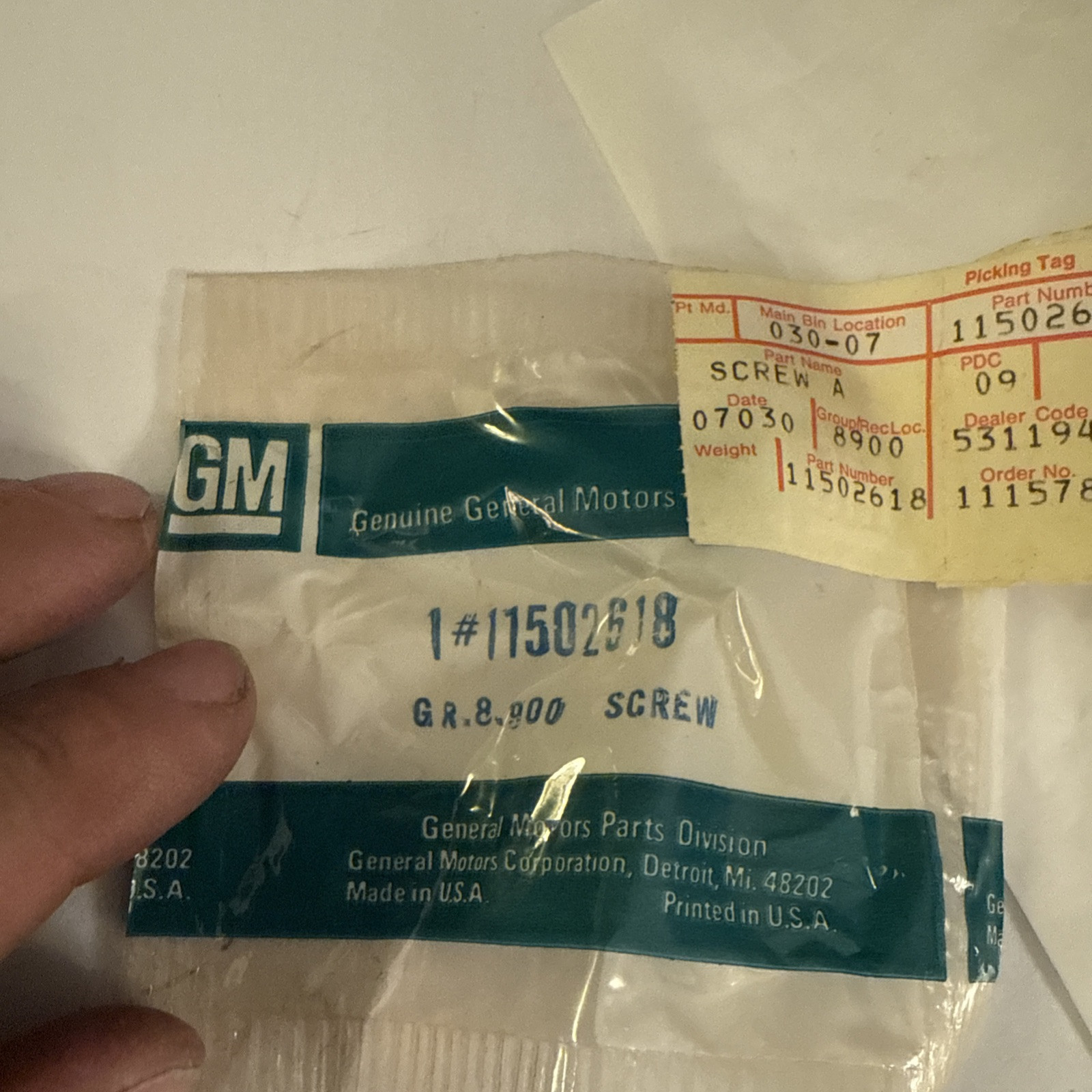 50 M4-.7 x 16mm Hex Head Sems Body Bolt with Dog Point For GM 11502618 - Image 3